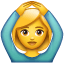 Tamam emoji U+1F646 Tamam emoji U+1F646