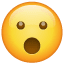 Ağzı acık emoji U+1F62E Ağzı acık emoji U+1F62E
