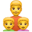 Aile: erkek ve 2 erkek çocuğu U+1F468 U+1F466 U+1F466 Aile: erkek ve 2 erkek çocuğu U+1F468 U+1F466 U+1F466