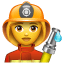 Bayan itfaiyeci Emoji U+1F469 U+1F692 Bayan itfaiyeci Emoji U+1F469 U+1F692