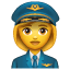 Bayan pilotu Whatsapp U+1F469 U+2708 Bayan pilotu Whatsapp U+1F469 U+2708