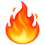 Ateş emoji U+1F525 Ateş emoji U+1F525