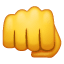 Yumruk emoji U+1F44A Yumruk emoji U+1F44A