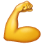 Biseps emoji U+1F4AA Biseps emoji U+1F4AA