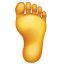 Ayak Emoji U+1F9B6 Ayak Emoji U+1F9B6