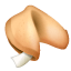 Şans kurabiyesi Emoji U+1F960 Şans kurabiyesi Emoji U+1F960