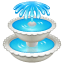 Süslü havuz emoji U+26F2 Süslü havuz emoji U+26F2
