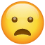 Buruşturan ağzı açık emoji U+1F626 Buruşturan ağzı açık emoji U+1F626