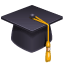 Diploma şapkası emoji U+1F393 Diploma şapkası emoji U+1F393