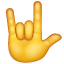 ILY işareti Whatsapp U+1F91F ILY işareti Whatsapp U+1F91F