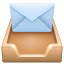 Gelen posta kutusu emoji U+1F4E8 Gelen posta kutusu emoji U+1F4E8