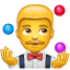 Hokkabaz Emoji U+1F939 Hokkabaz Emoji U+1F939