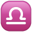 Terazi burcu emoji U+264E Terazi burcu emoji U+264E