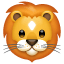 Aslan emoji U+1F981 Aslan emoji U+1F981