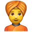 Sarık Emoji U+1F473 Sarık Emoji U+1F473