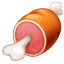 Kemikli et emoji U+1F356 Kemikli et emoji U+1F356