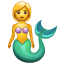 Deniz kızı emoji U+1F9DC