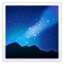 Samanyolu emoji U+1F30C Samanyolu emoji U+1F30C