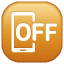 Cep telefonu kapalı sembolü U+1F4F4 Cep telefonu kapalı sembolü U+1F4F4