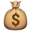 Dolar işaretli para çuvalı U+1F4B0 Dolar işaretli para çuvalı U+1F4B0