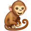 Maymun emoji U+1F412 Maymun emoji U+1F412