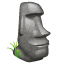Moai emoji U+1F5FF Moai emoji U+1F5FF