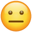 Tarafsız emoji U+1F610 Tarafsız emoji U+1F610