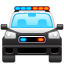 Polis arabası U+1F694 Polis arabası U+1F694