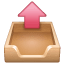 Giden posta kutusu emoji U+1F4E4 Giden posta kutusu emoji U+1F4E4