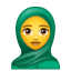 Baş örtüsü Emoji U+1F9D5 Baş örtüsü Emoji U+1F9D5