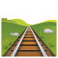 Demir yolu emoji U+1F6E4 Demir yolu emoji U+1F6E4