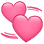Birbirine çeviren kalp Whatsapp U+1F49E Birbirine çeviren kalp Whatsapp U+1F49E
