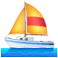 Yelkenli emoji U+26F5 Yelkenli emoji U+26F5