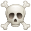 Korsan kafası emoji U+2620 Korsan kafası emoji U+2620