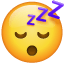 Uyuyan emoji U+1F634 Uyuyan emoji U+1F634