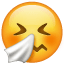 Hapşıran emoji U+1F927 Hapşıran emoji U+1F927