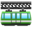 Monoray Emoji U+1F69F Monoray Emoji U+1F69F