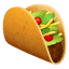 Tako emoji U+1F32E Tako emoji U+1F32E