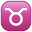 Boğa burcu emoji U+2649 Boğa burcu emoji U+2649