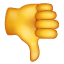Beğenmiyorum başparmağı Dislike U+1F44E Beğenmiyorum başparmağı Dislike U+1F44E