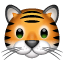 Kaplan emoji U+1F42F Kaplan emoji U+1F42F