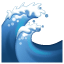 Dalga emoji U+1F30A Dalga emoji U+1F30A